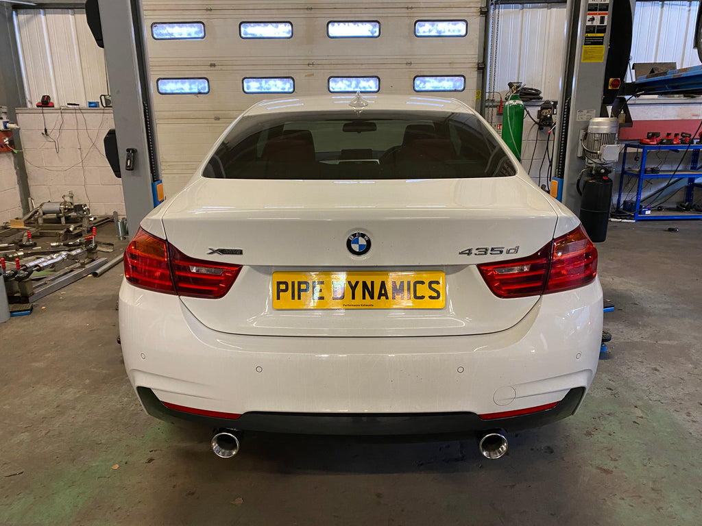 BMW 335D M SPORT- F30/F31 N57 - BACK BOX DELETE DUAL EXIT CONVERSION ...